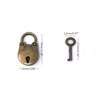 Honbay 3pcs Vintage Antique Style Mini Archaize Padlocks Key Lock