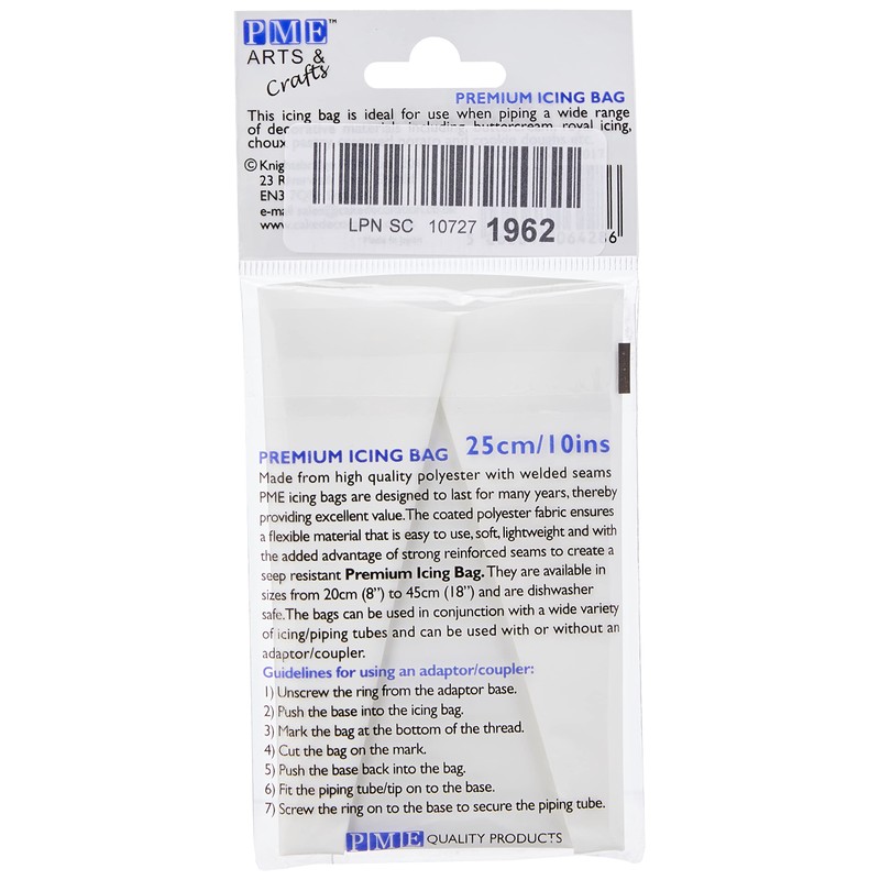 PME IB1017 Premium Quality Icing Bag 25 cm (10-Inch)