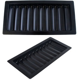 GSE Casino Poker Table Plastic Chip Trays - Holds 500 Chips, Las Vegas Style Dealer Table Chips Tray Rack for Poker Chips (10 Rows)