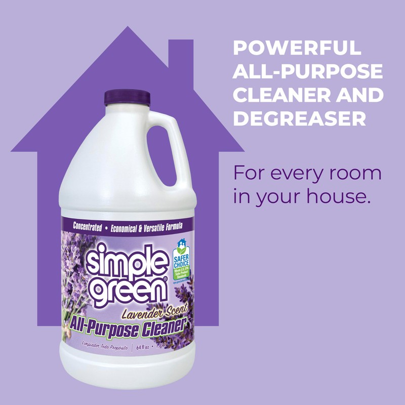 Simple Green All Purpose Cleaner Concentrate Lavender Scent 64 Fl