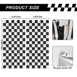 Race Car Foil Fringe Curtains Backdrop Birthday Party Decorations,2 Pack 3.28 x 6.56 Ft Black White Backdrops Streamers Racing Car Birthday Party Decor Supplies for Boys Men Photo Booth Props