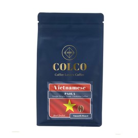PAOLA: VIETNAMESE Single Origin Coffee | Grade 1 Robusta | Smooth Roast | Strong coffee | Hand Roasted Coffee Beans (250g Resealable Bag)