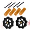STOBOK 3pcs Printer Parts Adjustment Nut Heatbed Spring Leveling Kit