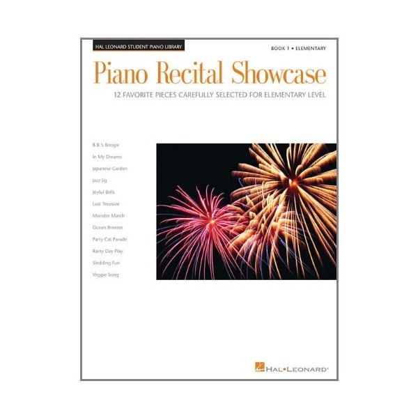 Piano Recital Showcase - Book 1: 12 Favorite Pieces Carefully