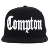 Trendy Apparel Shop 3D Compton Old English Font Embroidered Flat