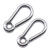 J Clarke Marine Pack of 2 - Carabiner snap hook