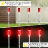 Aolyty Solar Lights Outdoor, Waterproof Driveway Markers Reflective, Warning Flash