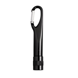 Carabineer Aluminium Torch Bright LED Light - Ultra Bright Portable Camping (Black)