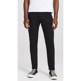 Madewell Men's Athletic Slim Coolmax Jeans, Bainhart Wash, Black, 36