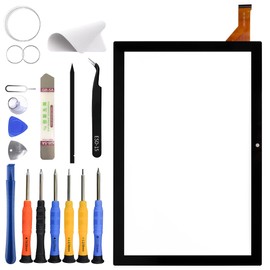 ERYNK New Touch Screen Digitizer Replacement Compatible with YQSAVIOR YQ10S [with Touch Function] CX641D with Specialized Repair Tools Kit. (No LCD Digitizer)-with OCA Adhesive