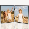 HIKWADERY 8x10 Picture Frame Double Hinged Folding, Elegant Thin Edge