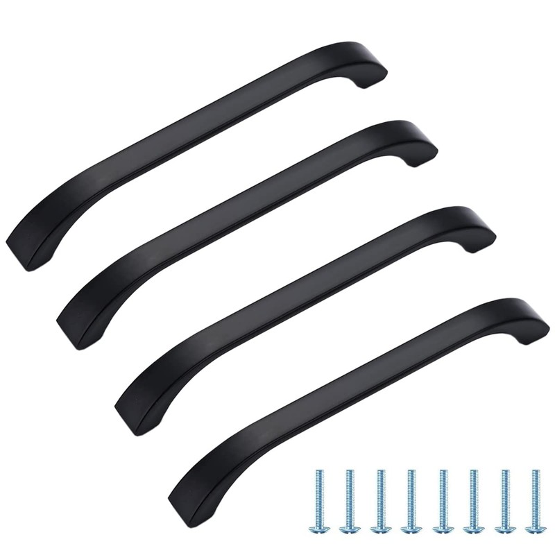 voleseni 4 Pack Kitchen Cupboard Handles, Cabinet Hardware Drawer Appliance
