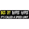 StickerTalk Back Off Bumper Humper Vinyl Sticker, 10 inches by