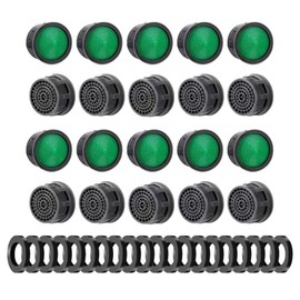Pack of 20 Aerators for Taps, Filter Tap Aerator M22 Flow Limiter, Water Saver for Tap Strainer Set, Strainer Tap Aerator, Aerator Adapter