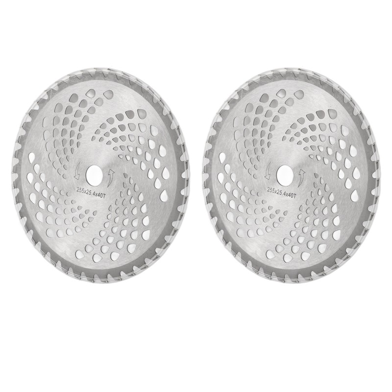 2PCS Lawn Trimmer Blade Head Alloy Steel 10in Accurate Cutting