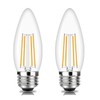 E26 Base Omnidirectional Chandelier Bulb, 4W, 40W Equivalent, Base Diameter