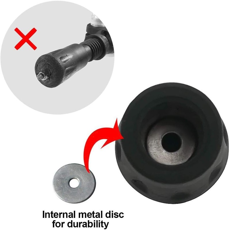 Parishop Rubber Cap Wrecking Pole Stock Cap for Trekking Pole