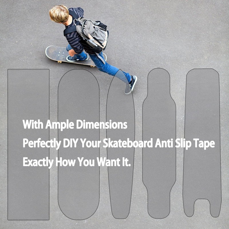 MYANGHAOT Premium Skateboard Grip Tape 10.6" x 39.4” - Single