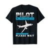 Futuro Pilota Aereo in Volo Aeroporto Copilota Regalo Pilota Maglietta