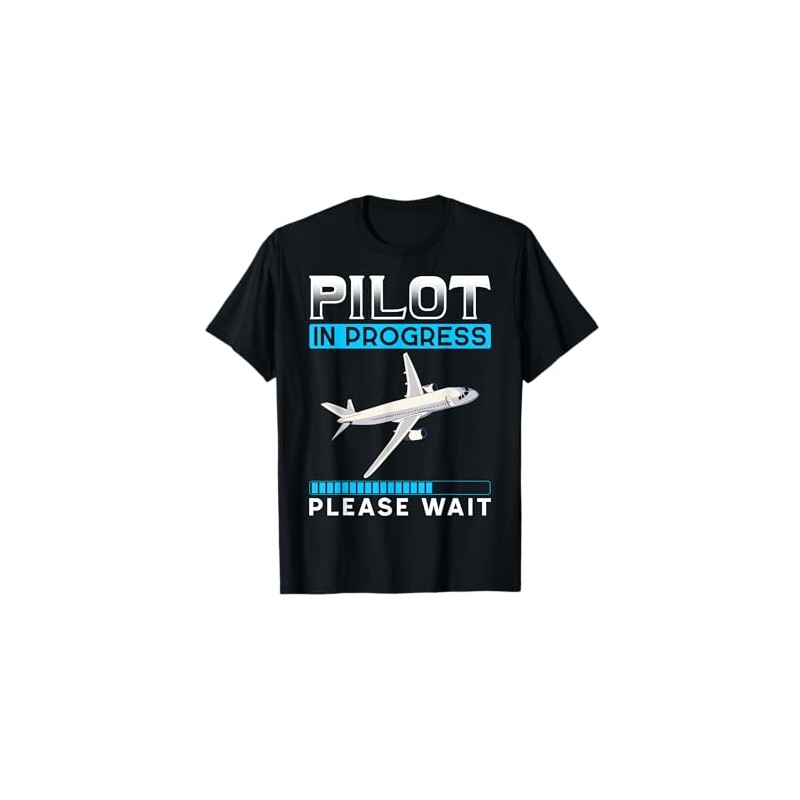Futuro Pilota Aereo in Volo Aeroporto Copilota Regalo Pilota Maglietta