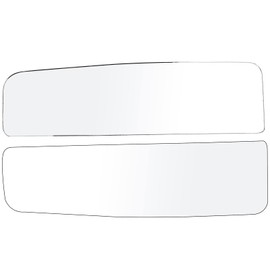 SCITOO Lower Convex Towing Mirror Glass Replacement with Left Driver Right Passenger Side Mirror Lens Compatible with 2008-2017 For Toyota For Sequoia 2007-2017 For Toyota For Tundra