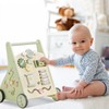 Beright Wooden Baby Walker Push and Pull Learning Activity Walker