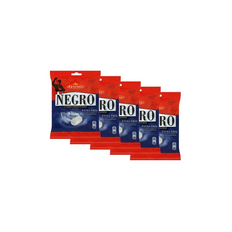 Gyori Edes Negro Extra Storng Menthol Candy 79 g, Pack
