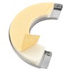JianLing 2PCS 304 Stainless Steel Round Escutcheon Plate Round Snap-fit