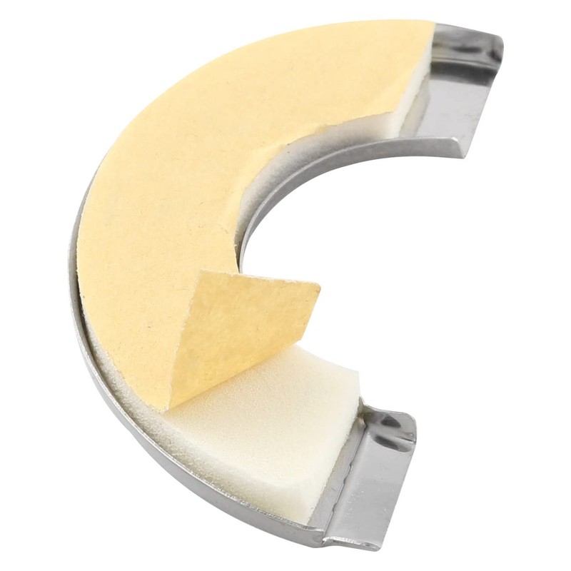 JianLing 2PCS 304 Stainless Steel Round Escutcheon Plate Round Snap-fit