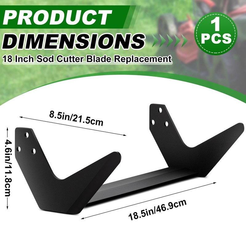 Threlaco 18 Inch Sod Cutter Blade Compatible with Ryan Sod