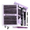 B&Qaugen 280 Pieces Eyelash Extensions Set, 70D + 90D DIY