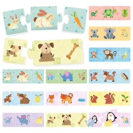 HEADU - Cuccioli & Pappa - Un Gioco di Logica per i più Piccoli | Giochi Educativi Bambini 2 3 4 Anni, Gioco di associazione per bambini, Giochi Logici Prima Infanzia, Regalo Bambino, Made in Italy