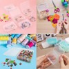 Mini Joyero Transparente, 24 Contenedores Pequeños de Plástico Transparente Con