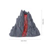 Garneck 10pcs Fake Volcano Decor, Volcano Documentary Science Kit Volcano