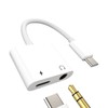 Kefiany 2IN1 USB-C to 3.5mm Headphone Jack Adapter, 30W PD