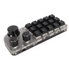 USB Mini 15 Key Keypad with 3 Knobs Type C