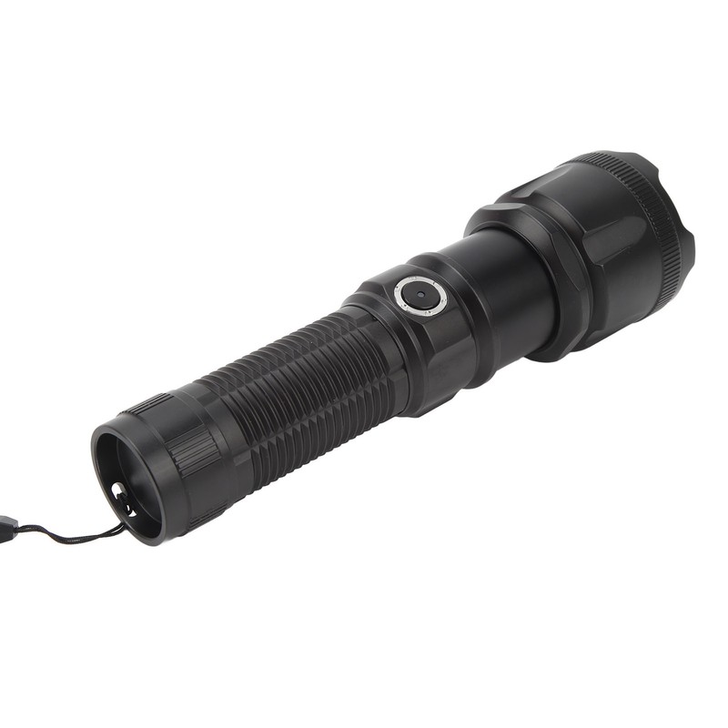 Telescopic Focus Flashlight XHP160 LED Super Bright Flashlight for Camping