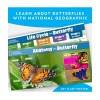 NATIONAL GEOGRAPHIC Butterfly Growing Kit - Butterfly Habitat Kit with
