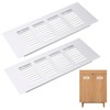 JUNRUCTH Versatile Air Vent Covers - Silver, 80mm x 200mm,