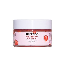 Xmeecos Exfoliante Labial De Fresa, Hidratante, Reparador Y Suavizante De Labios  Sin Crueldad Animal  Exfoliante 1,05 Onzas (Paquete De 1)           