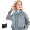 CLOVDREM Heated Scarf for Women,Men Rechargeable Heating Scarf for Neck