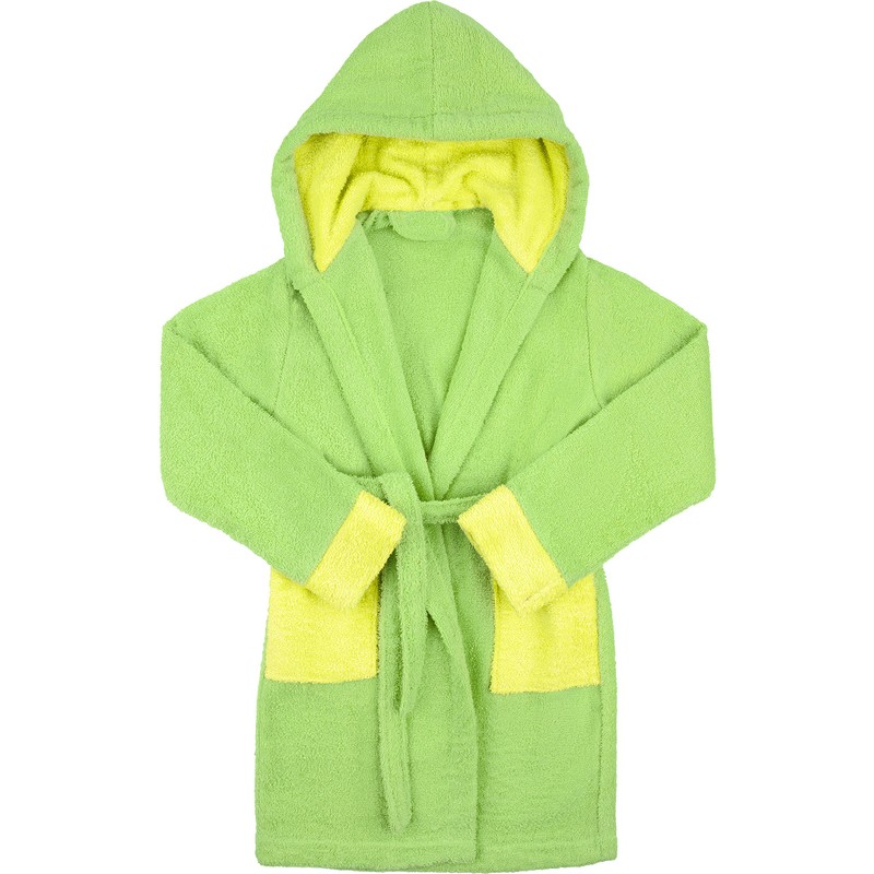 Ladeheid Children’s 100% Cotton Terry Towelling Bathrobe, LA40-103 - 110-116
