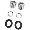 Windshield Wiper Wheel Box Bezel Kit ABS Chrome 519988Z for