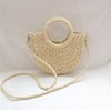 Inshere Women's Straw Beach Bag, Woven Shoulder Bag with Handbag,