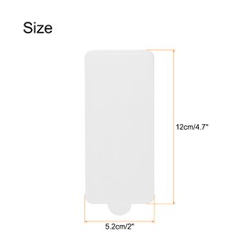 uxcell 100pcs Mini Cake Boards, Mousse Cake Cardboards Rectangle Cake Bases Plates Cupcake Dessert Displays Base Tray for Pastries, Dessert Base - Grease Proof (White)