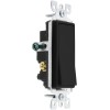 Leviton 5603-2E Decora Rocker 3-Way Switch Black