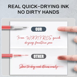 WANFRES Gel Ink Ballpoint Pen Refills 0.7mm, Red 30 Count, Retractable Press-On Pen Barrel Ink Refills, Compatible with Pilot G2 Pentel Energel Jetstream Sharpie S-Gel Uniball Signo Zebra Sarasa