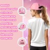 BROMZ Girls Glitter Sequins Baseball Cap Kids Ponytail Hat Adjustable