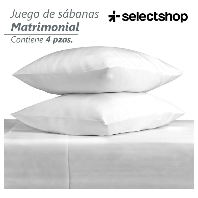 Juego De Sabanas Matrimonial Egipcian Premium 2,800 Hilos
