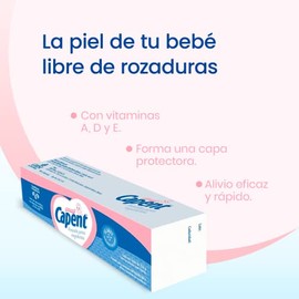 Capent, Pomada para rozaduras | Con vitamina A,D y E 150 g.